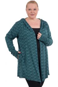 Cardigan, Kapuzenjacke