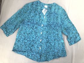 Viscose Bluse 3/4 Arm,