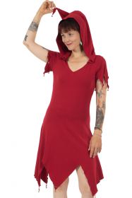 Kleid, Tunika mit Kapuze