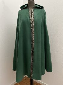 Umhang, Radmantel mit Kapuze