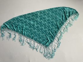 Dreiecktuch mit Fransen