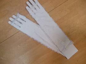 Fingerlose Spitzenhandschuhe