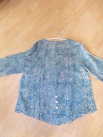 Viscose Bluse 3/4 Arm