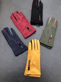 Handschuhe in Wildleder Optik